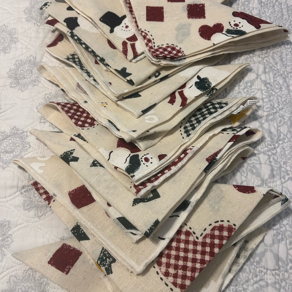 Festive Cotton Holiday Decor by Dayton Hudson placemats  set of 10